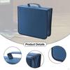 CD Case Holder DVD 256 Capacity Sleeves with Handle Trendy Portable Zipper Closure Bag