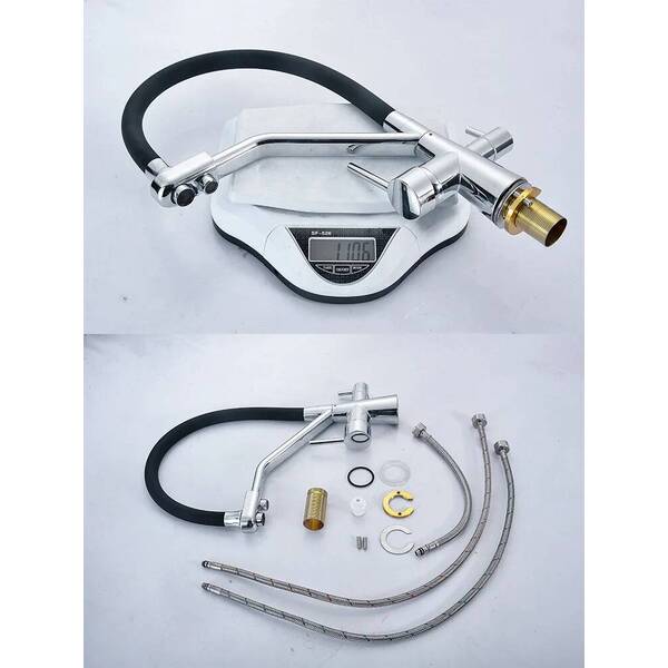 3 in 1 Kitchen Faucet Pure 360 Rotation sink Crane Handles Dual Water Functions Mode Filter Mixer Taps