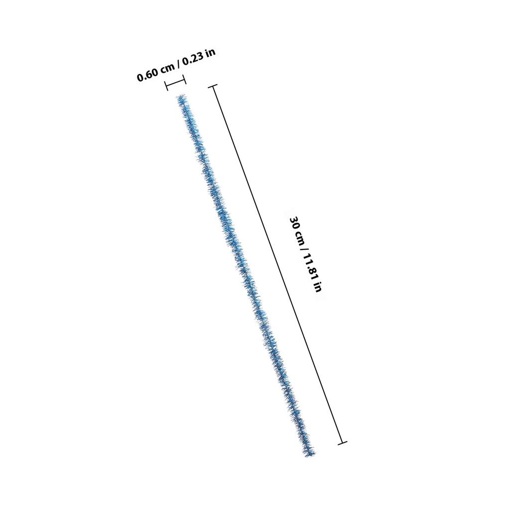 100Pcs Glitter Twisted Stems DIY Craft Material 30Cm Length Creative Gift Party Favors Christmas Decoration for Kids Imagination