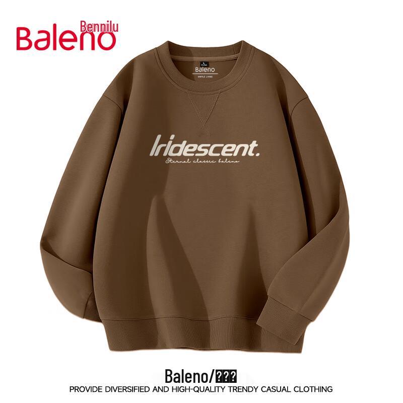 

Baleno Unisex American Style Loose-Fit Round Neck Sweatshirt L