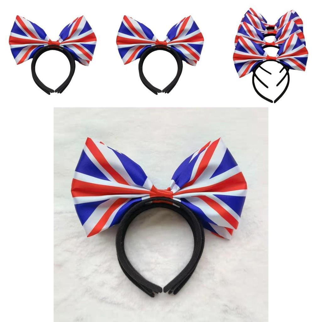 Union Jack Fliege Stirnband Haarband Für Patriotische Feiern Und Platinjubiläum Unisex