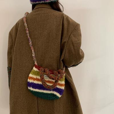 Retro Style Handwoven Bag Large Capacity Tote Bag