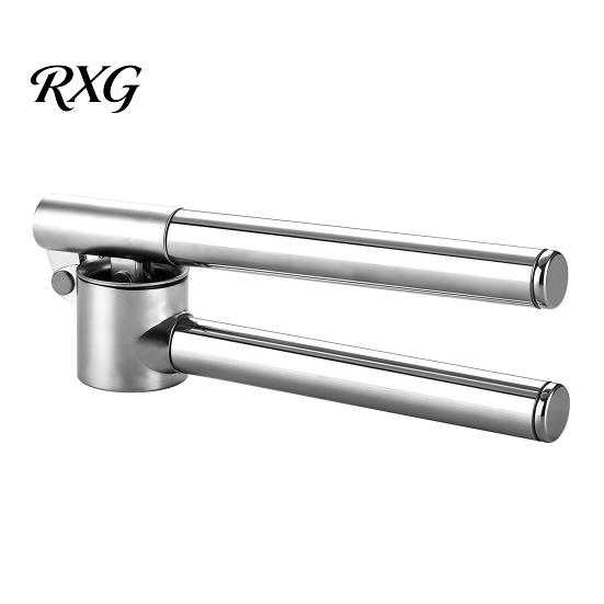 Dishwasher Safe Garlic Masher Stainless Steel Presser, Effortless Extended Handle Ginger Easy Clean Press Masher, Squeeze Manual Mincer for Kitchen