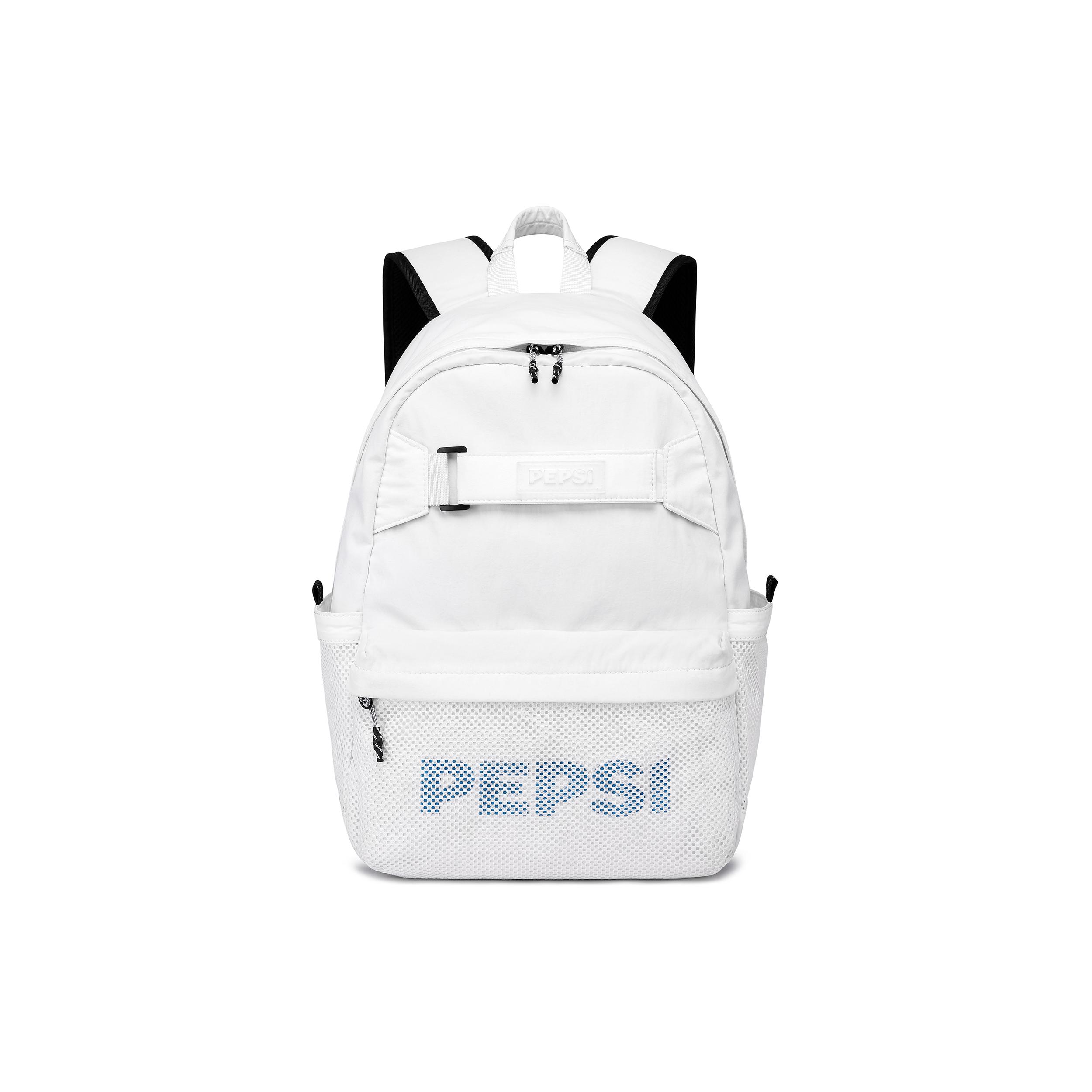 

Новый нейлоновый рюкзак Pepsi, сумка для ноутбука, обычный рюкзак унисекс, белый/черный LBB04A245030 29.0*18.0*42.9CM