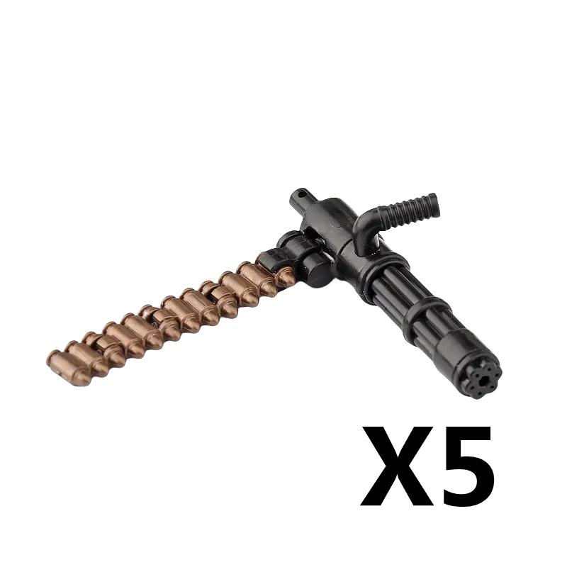 5/10 WW2 Soldier Weapons Building Block Two-color Printing Machine Rifle Submachine Sniper Guns Military Accessories Block Bricks C238