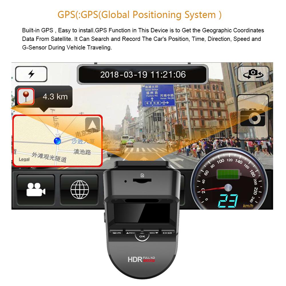 CAR Camera4K 2160P Dash cam with 1080P Rear Camera GPS logger ADAS IMAX323 sensor car Video Recorder Novatek 96663 Night Visio