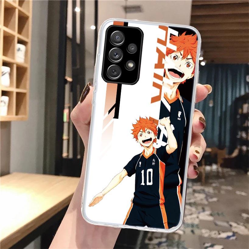 Anime H-Haikyuu School Volleyball Silicon Phone Case For Samsung Galaxy A52 A51 A50S A42 A32 A22 A12 A02S A30S A20S A10S A41 A31