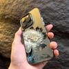 Luxury Lotus Flower Anti-drop Armour Case For iPhone 16 Pro Max 15 14 13 12 11 Pro XR XS X 7 8 Plus Lens protect plating Cover