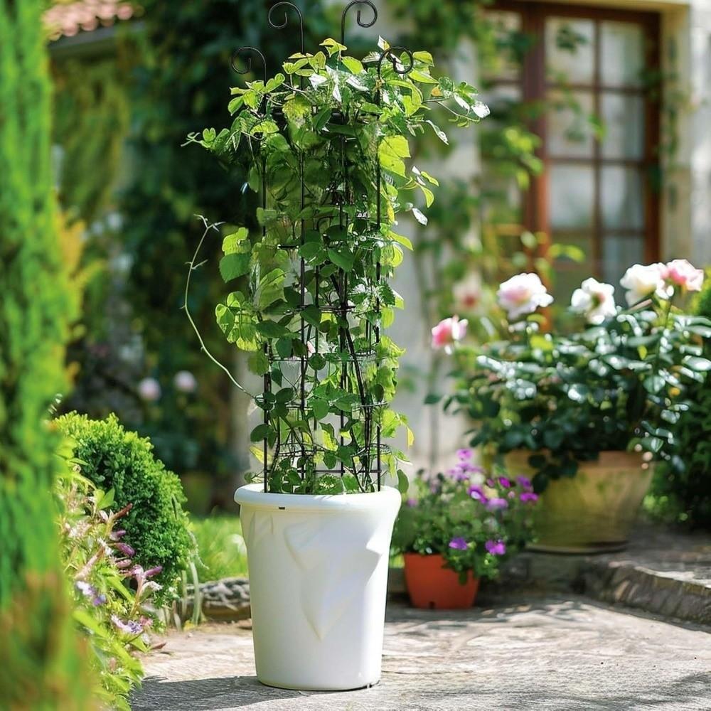 Decorative Garden Plant Trellis Hollow Out Plant Climbing Frame Greenhouse