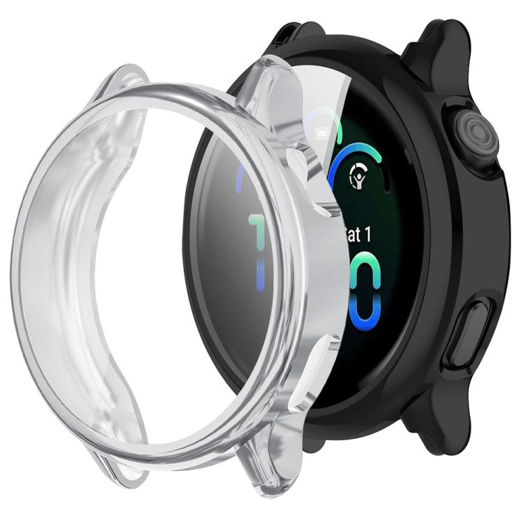 Tempered‑Film‑Integrated Electroplated Soft‑TPU Full‑Edge Shock‑Resistant Watch Protective Shell For Garmin Vivoactive 6 Smart Watch