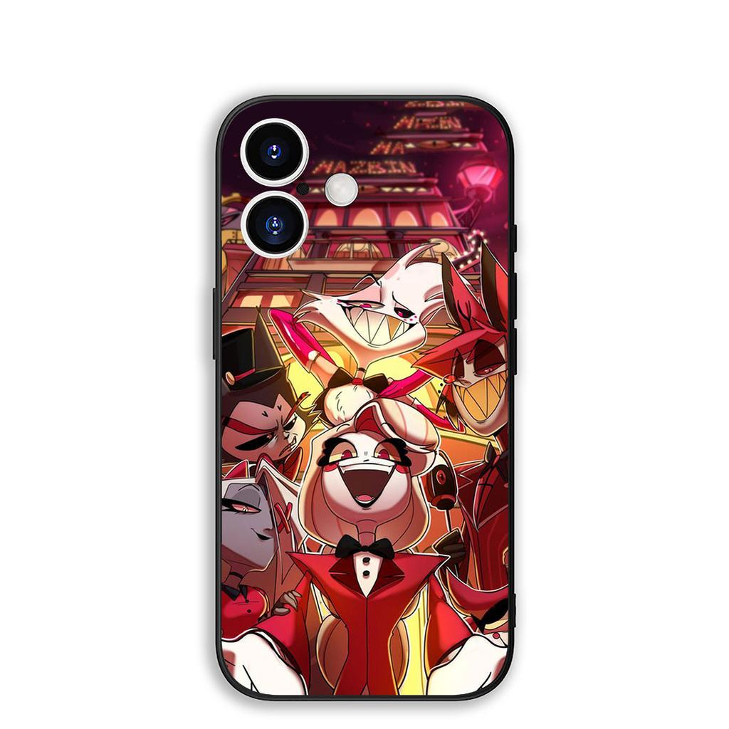 for Xiaomi Redmi Note 12 10 11 9 Pro 10C 12C 9T 9A 10A 12S Note11 Note12 5G 4G Case Dust H-Hazbin Alastor Hotels Charile Angel