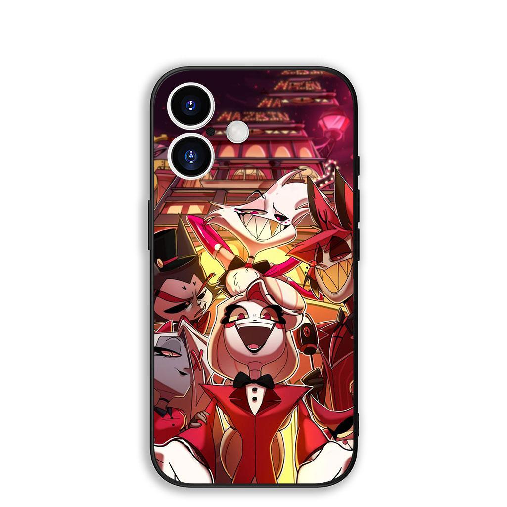 

for Motorola Moto G82 G20 G22 G23 G32 G8 G7 G9 Power Plus G41 G30 G71 E22 E13 Case Dust H-Hazbin Alastor Hotels Charile Angel Motorola Moto G20