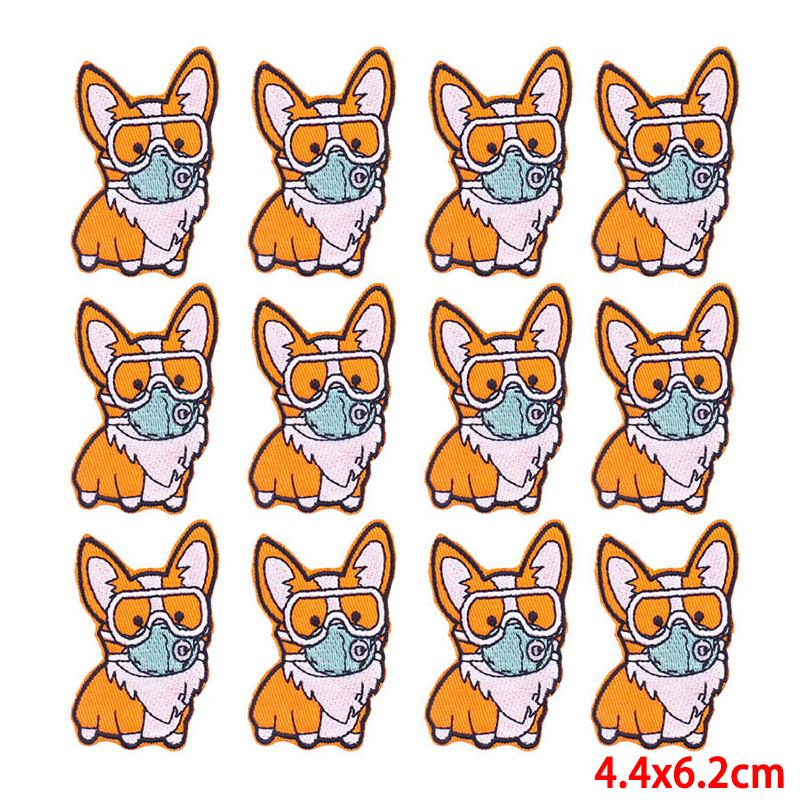10 Pcs/lot Wholesale Embroidery Patch Iron On Patches For Clothing Patches On Clothes Jackets Decor Applique Sew Supplies