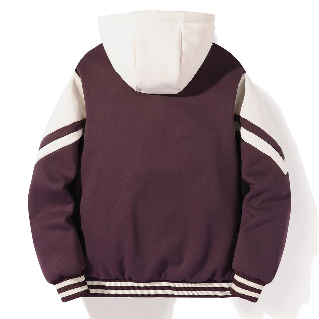 Sweater Men's Jacket Hooded Cardigan Spring and Autumn Zipper Trendy Men's Handsome Top