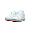 Air Jordan 5 Retro Toddler 'Light Aqua' (Unisex) White / Crimson Pulse-Light Aqua-Black Toddler Shoes 725172 100
