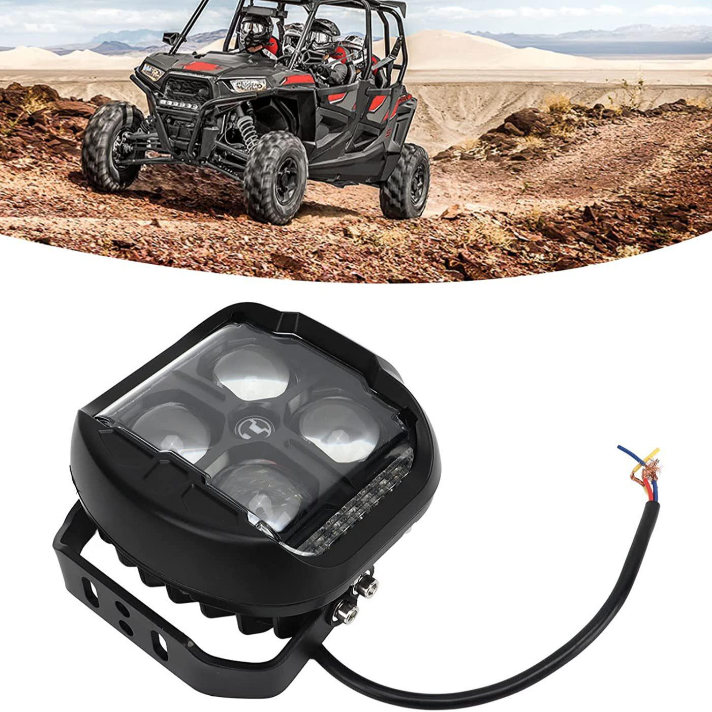 

6-дюймовый светодиодный рабочий свет для внедорожного бампера Wrangler и прожектора на А-стойке со стробоскопом и дневным ходовым огнем. Spotlight