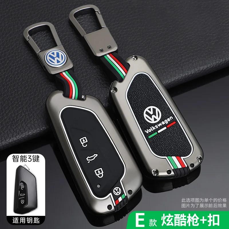 VW GTI GOLF 2026 Hot For VW VOLKSWAGEN Metal Car Key Case Cover for Volkswagen VW GTD Magotan Golf 8 MK8 ID.3 ID.4 ID.6 Car Key 