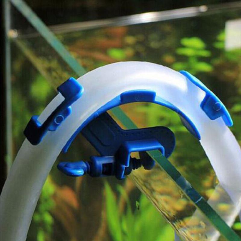12mm Blue Aquarium Water Pipe Filter Hose Holder