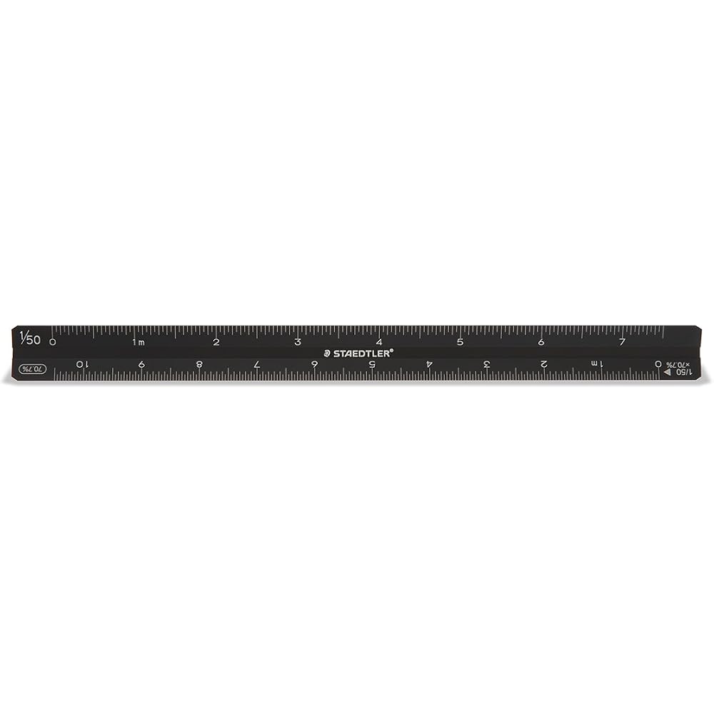 STAEDTLER (STAEDTLER) ruler triangle scale aluminum copy down 15cm 561 7-15
