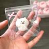 Taba Squshy Kawaii Mini White Bear Slow Bounce Handmade Silicone Clay Toy DIY Fidgeting Squeezing Holiday Gifts