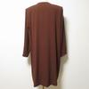 Used #anc Shisendo Hitoshitamura Coat Brown Crepe Reversible No Color Floral Pattern Japanese Pattern Stole Long Women's [968939]