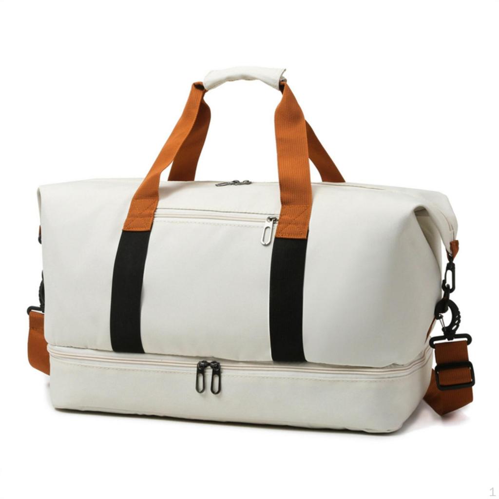 Duffel Bag with Shoe Compartment Versatile for Overnight Stays