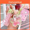 Jinnew Blossom Cherry Season Pink Rabbit Cute Floating Keychain Girls For