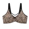 Plus Size Ultra-Thin Bandeau Bra Underwire Support Push Up Minimizer Women