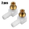 Pack of Two Fuel Line Elbow Connectors for Replacement on a For 14 Inch Hose Fits Part Numbers 692317 493496 and 494451