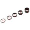 5Pcs Bicycles Headset Spacer Bike Front Stem Fork Washer for Mountain, Road Bike