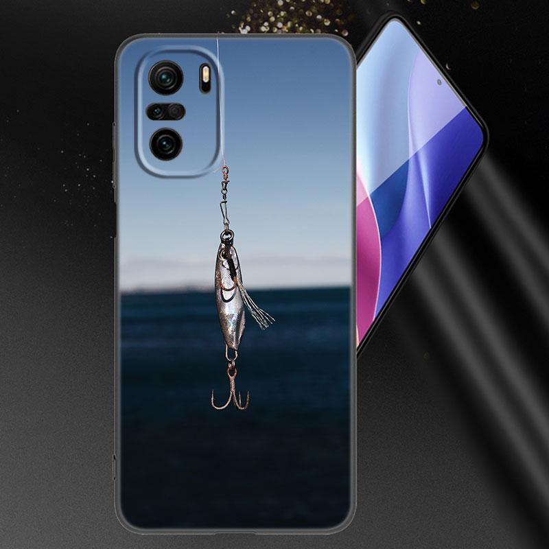 Hunter Man Fishing Dog Phone Case For Xiaomi Mi POCO X3 NFC GT M4 M3 12 11T 10T Pro A3 11 Lite NE 5G 12X 11i F3 Soft Black Cover