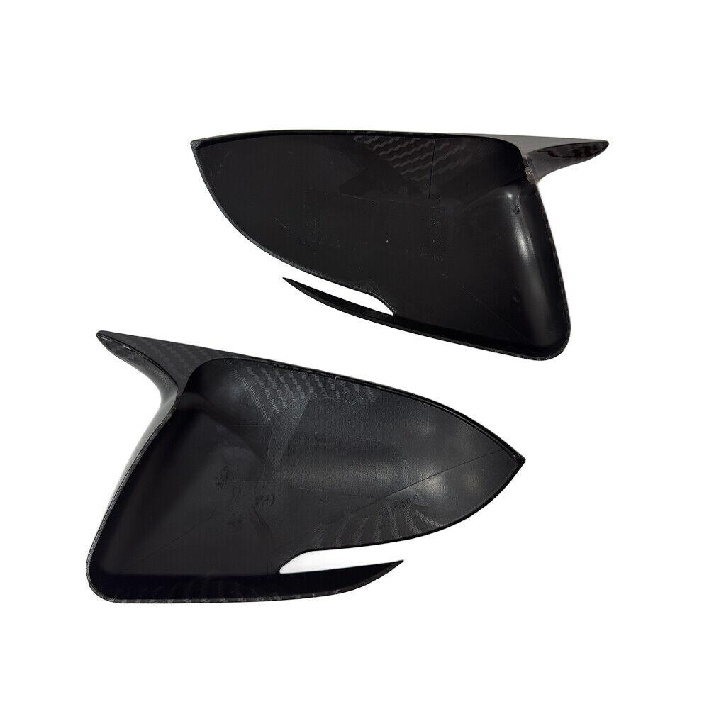 For Kia Rio 2018-2025 2x Car Sticker Rearview Side Mirror Cover Wing Cap Exterior Case Trim Accessories Vehicle Decoration ABS