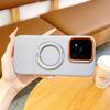 Applicable To Xiaomi 11max Magnetic Suction Bracket, Mobile Phone Case, Contrasting Color Orange Circle Lens, All-inclusive Anti-drop Xiaomi 11Pro