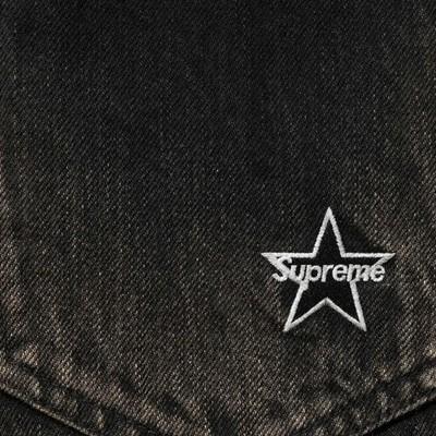 Supreme Distressed Loose Fit Selvedge Jean (26SS) Washed Black