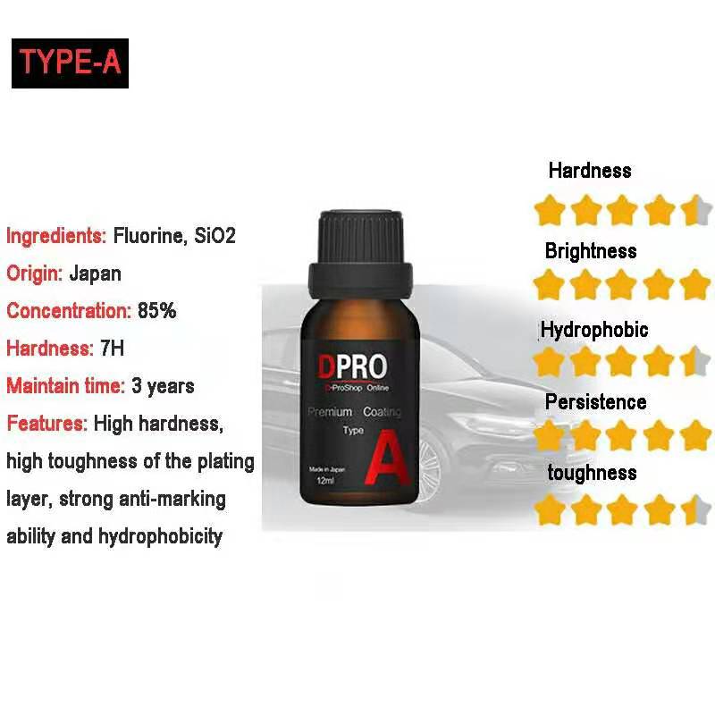 car care ceramic coating Car paint Polish Coating Polishing Liquid Glass hydrophobic
