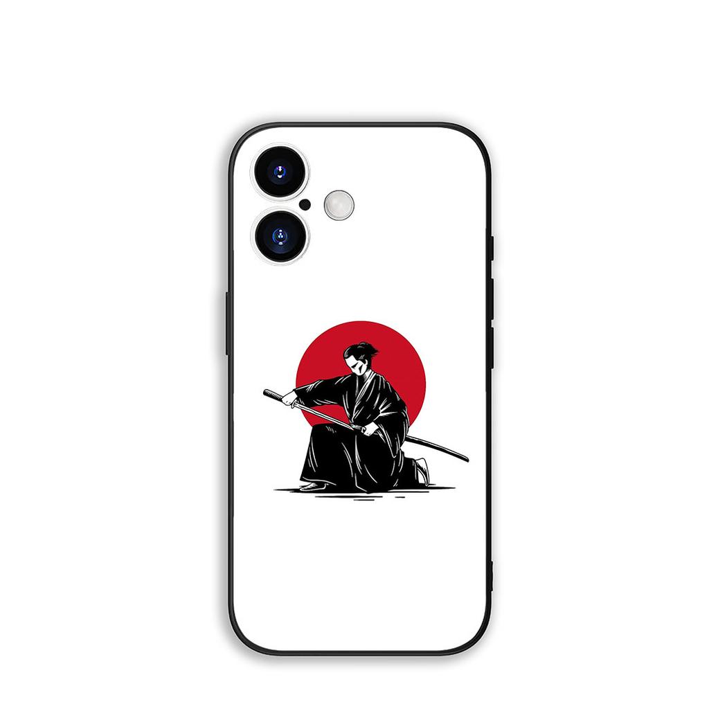 for Samsung Galaxy A07 A13 A12 A23 A50 A51 A52 A53 A70 A71 A72 A21S A04 Note 20 9 8 10 Case Japan Skeleton Samurai Ninja Skull