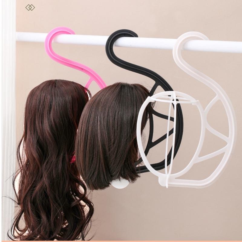 Portable Hanging Stand For Wigs Hats Holder Wig Hanger Space Saving Wig Organizer Detachable Dryer Display Tool