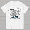 Komm zur dunklen Seite, wir haben Kekse Geeks T-Shirt