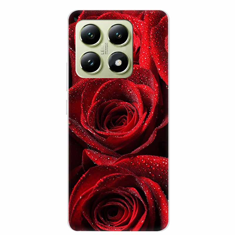6.67" For Xiaomi 14T Pro 5G Phone Case Clear Silicone Soft TPU Back Cover Case For Xiaomi 14T Pro Case 14 T 14TPro Protective