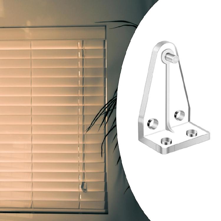 12/24Pcs Blinds Bottom Hold Down Brackets Clear Rails Holders Clips for Home Decors Use Window Curtain Accessories