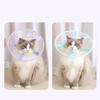 Comfortable Mesh Elizabeth Collar For Dog Cats Wound Recovery Adjustable Pet Cone Collar Prevent Licking Post Surgical