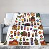 Characters In Stardew Valley Blanket Coral Fleece Plush  Winter Farming Game Breathable Warm Throw Blanket for Quilt