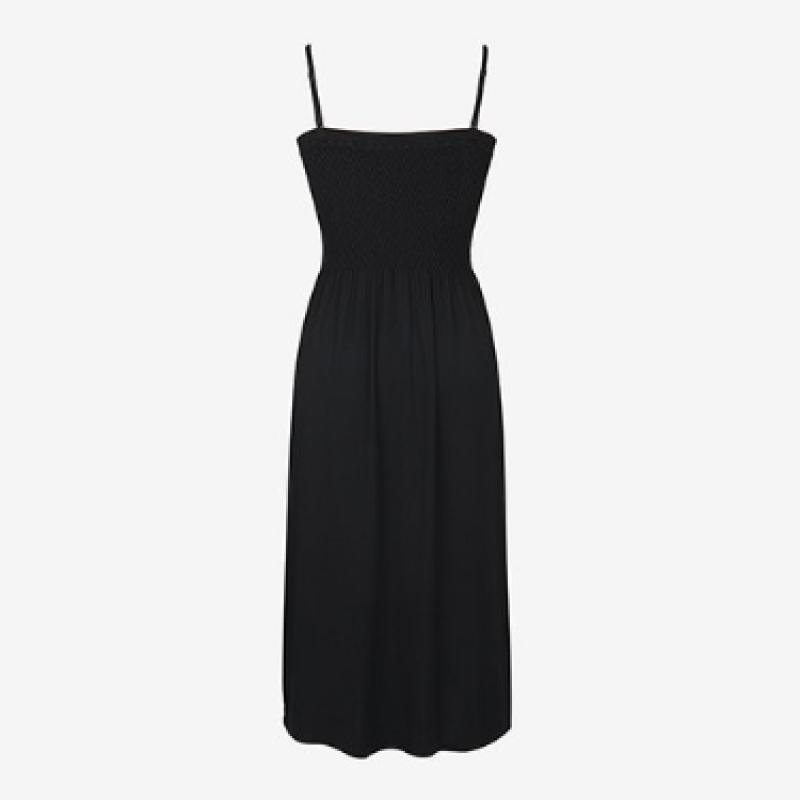 Modal Summer Two Way Tube Top Dress Black Nfwsd5300