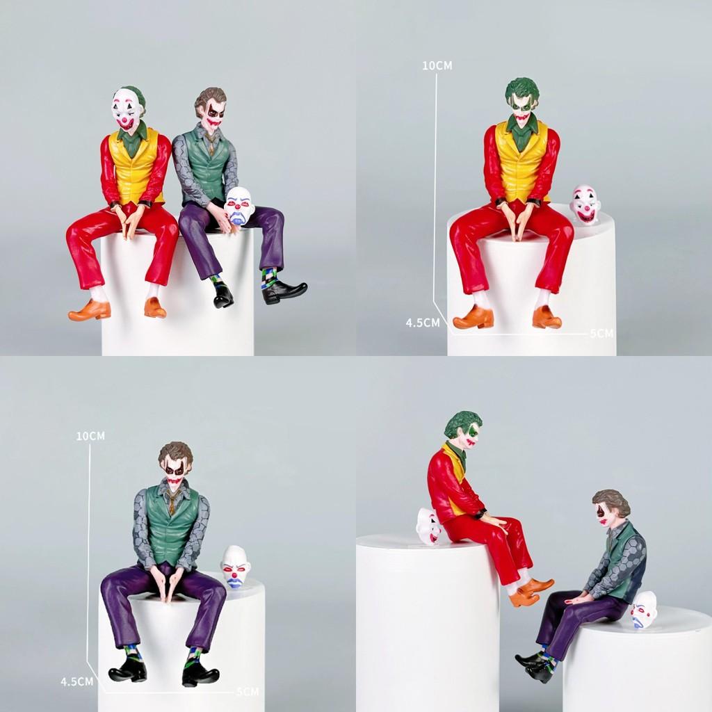 Decorazione Auto Joker Modello da Collezione in PVC con Maschera Staccabile per Appassionati di Auto