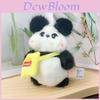 Plush Panda Keychain With Soft Cord For Backpack And Key Holder Gift