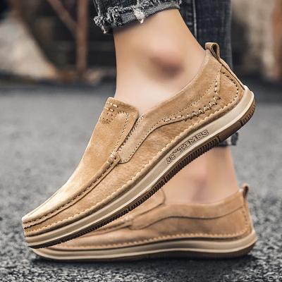 Fashion Men Loafers High Quality Leather Casual Shoes for Men Luxury Driving Comfortable Soft Flats Sneakers Handmade Shoes Men Moccasin