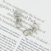 30pcs Silver Metal Snap Hook Clip Keychain Clasp 30mm