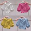 Elegant White Polo Shirt For Women With Stretch Fabric Short Sleeve Summer Top
