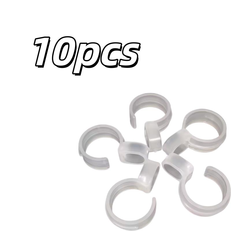 

10pcs Plastic Drying Rack Hooks – Windproof for Hanging Clothes, Laundry Dryer Helper, Durable