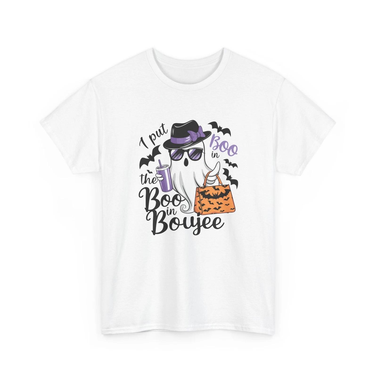 Funny Ghost T-Shirt | Halloween Spirit Tee | Cool Spooky Graphic Shirt S